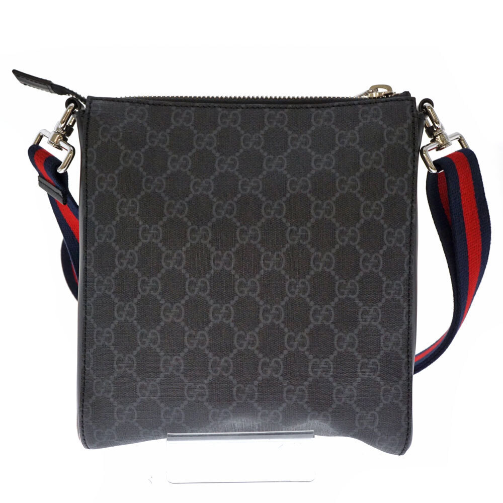 Gucci Sherry Shoulder GG Bag Navy Black Gray Red Canvas Blue Crossbody